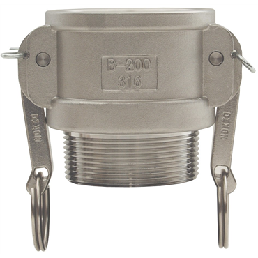 Global Cam & Groove Type B Coupler x Male NPT